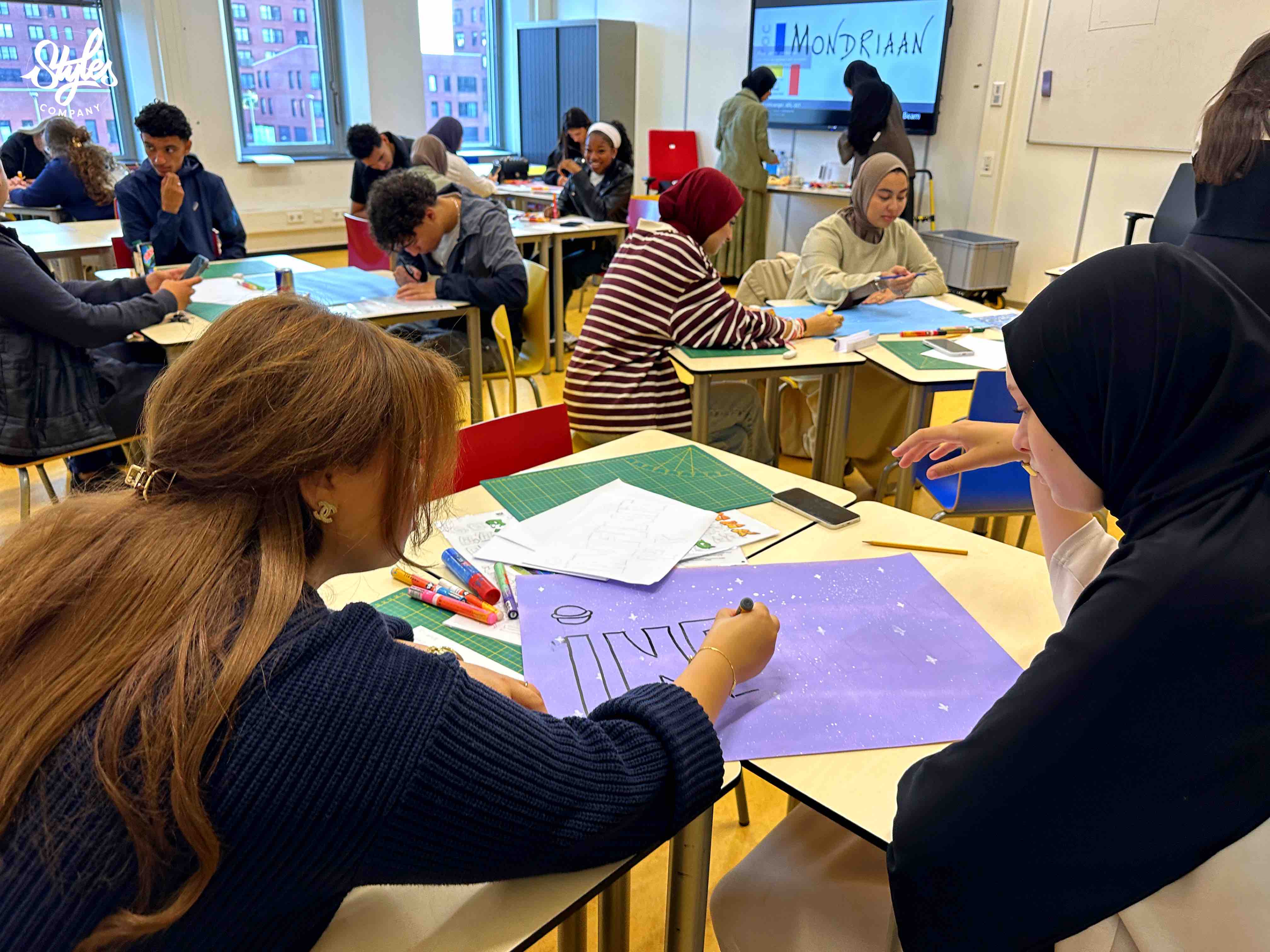 Graffiti Street Art Kunst educatie ROC Mondriaan MBO CJP door Styles Company