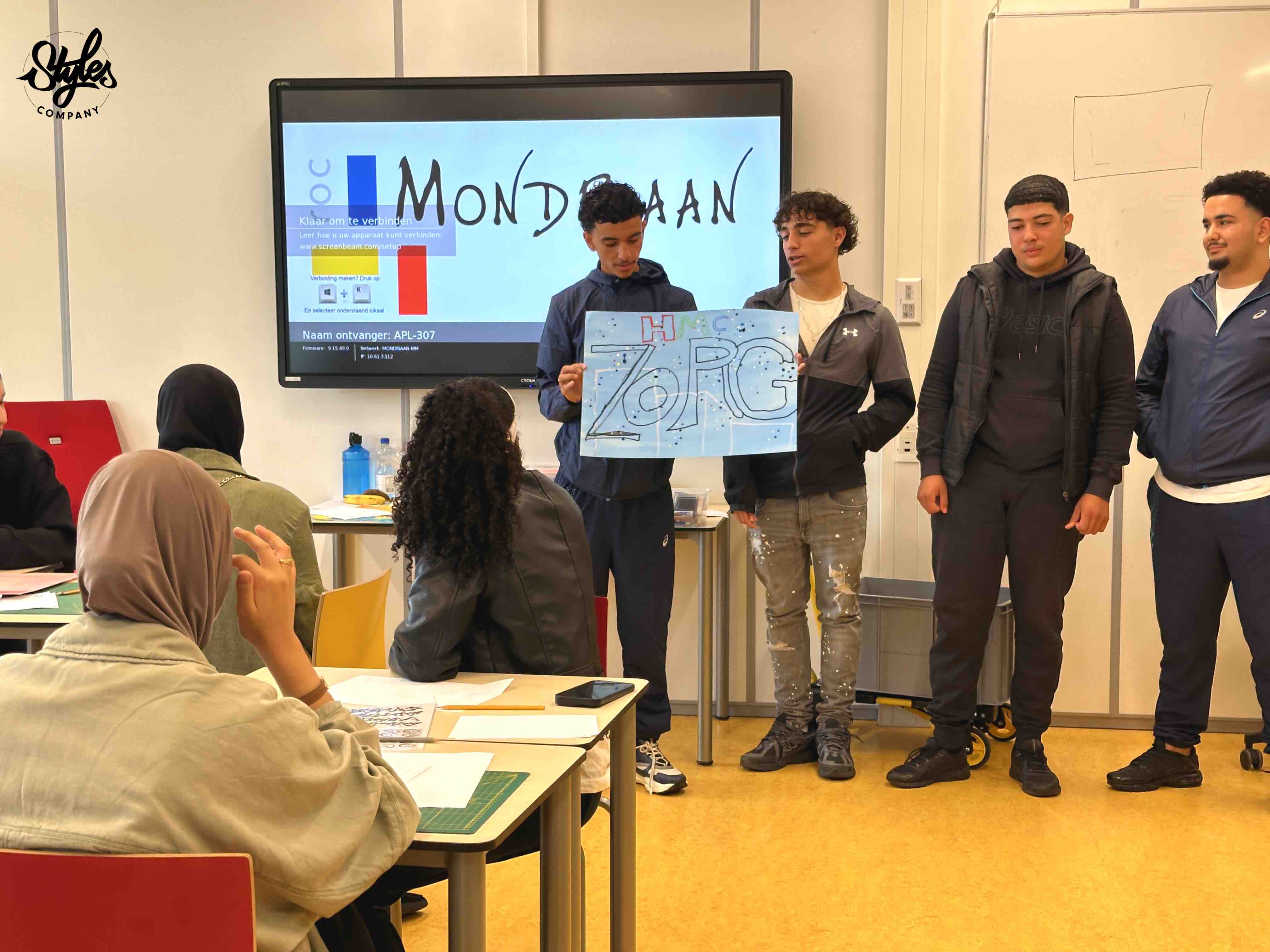 Graffiti Street Art Kunst educatie ROC Mondriaan MBO CJP door Styles Company