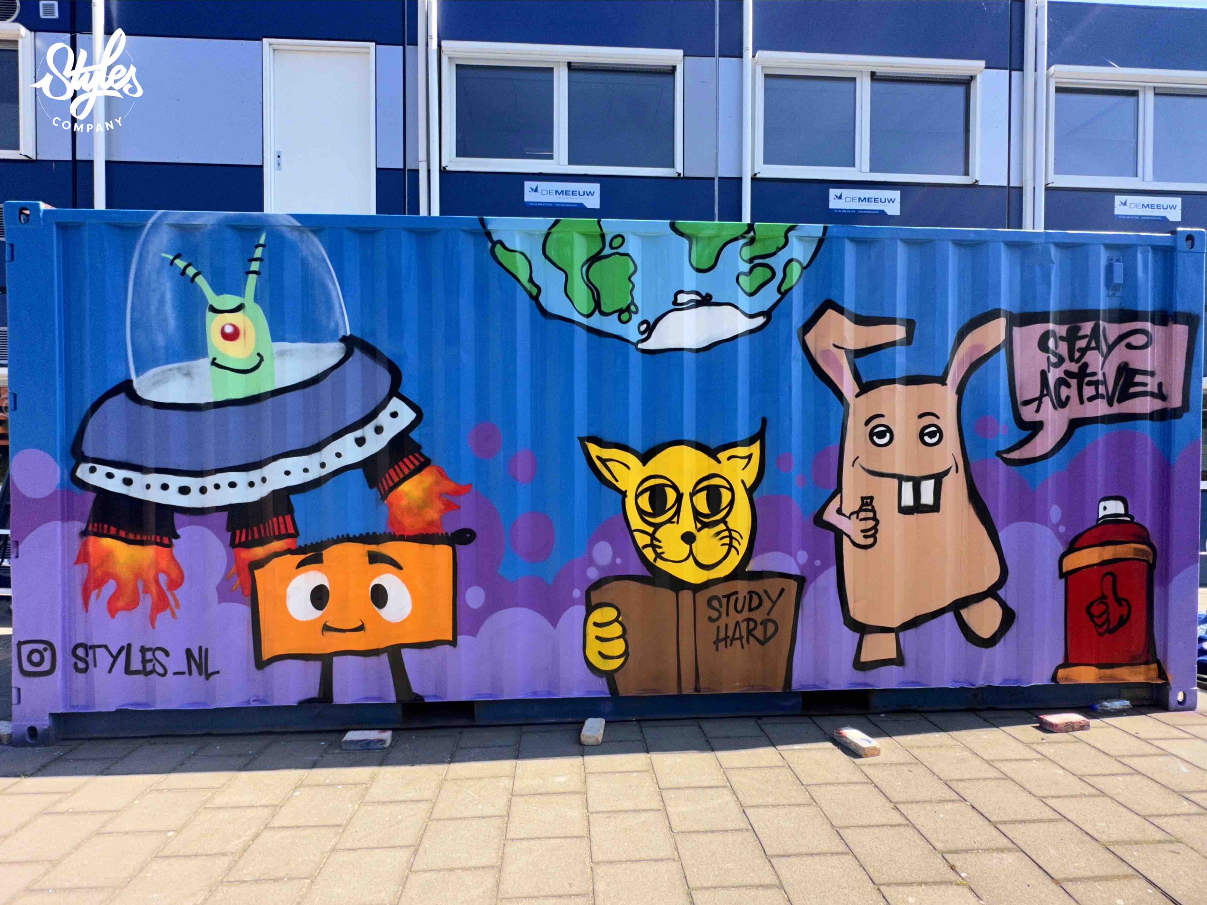 Character Design tijdens een workshop van STYLES Company