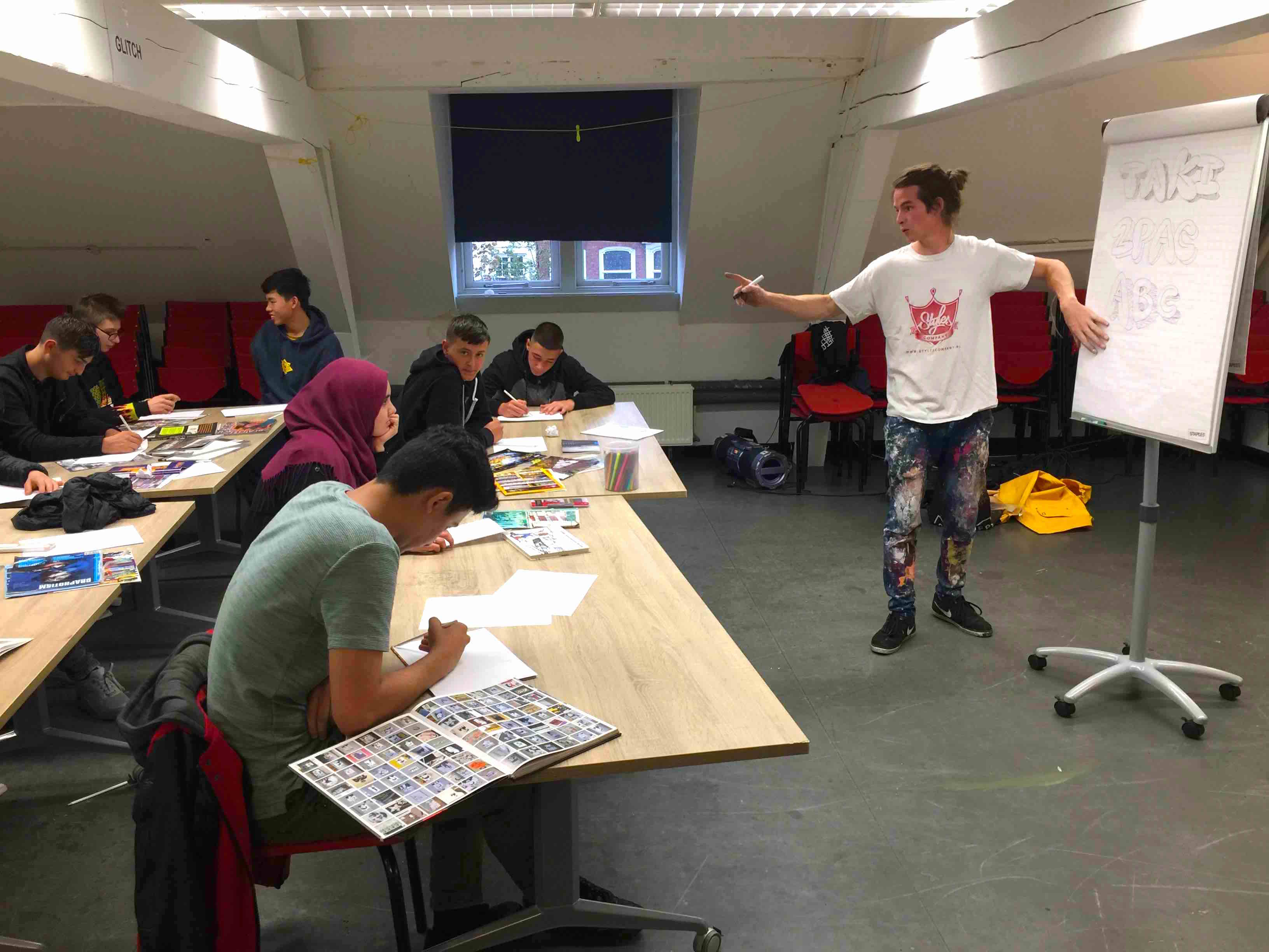 Stencil Art workshop en creatieve begeleiding door STYLES Company