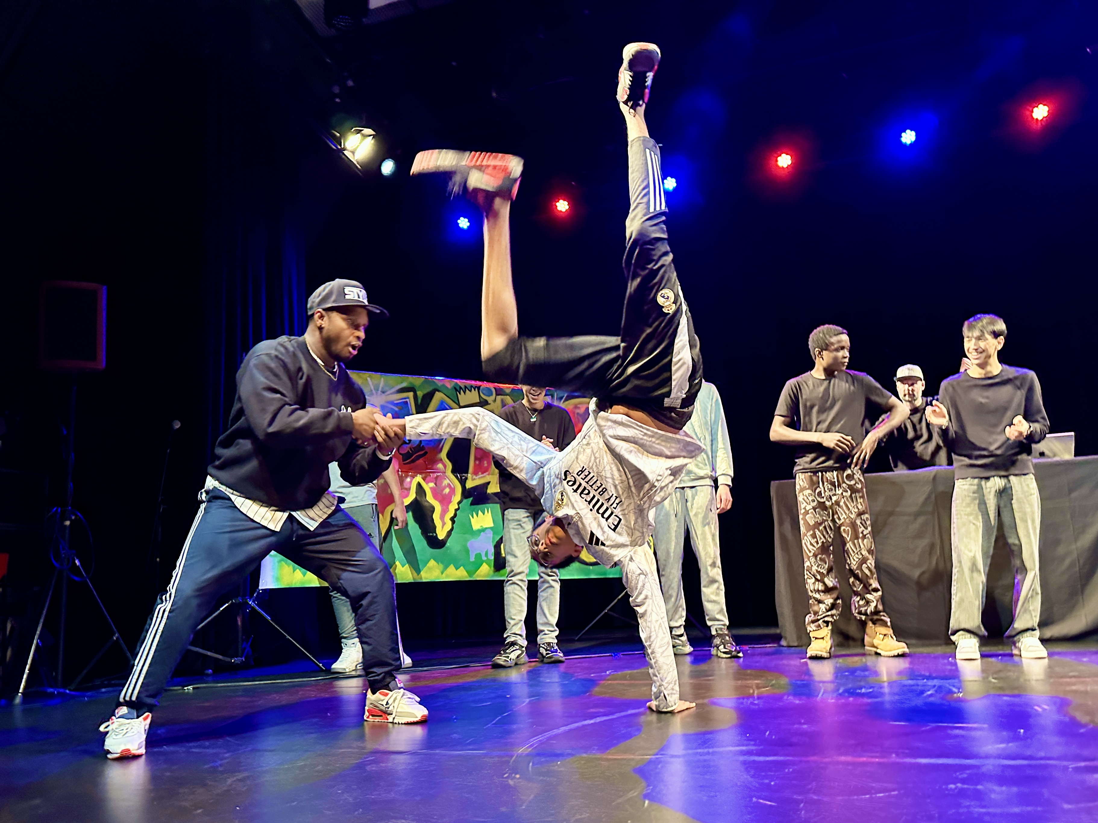 Breakdance workshop voor leerlingen door STYLES Company